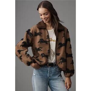 New NWT THE GREAT Pasture Fleece Jacket.  Sold by Anthropologie. Retails $375